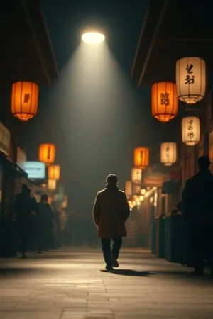 《山雀与旧信》清晨乡间邮路上的自行车剪影